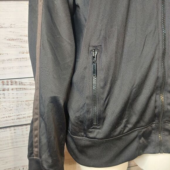 Men's Full Zipper Black Sweater - Picture 4 of 9